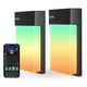 thumbnail image 1 of Lámpara de pared exterior Govee 1500LM Smart RGBIC, paquete de 2 unidades IP65, 1 of 9