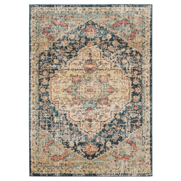 Alfombra decorativa United Weavers Marrakesh Sultan, color azul multicolor, 55 x 90 cm