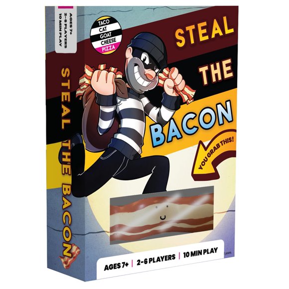 Juego de cartas Steal The Bacon Taco Cat Goat Cheese Pizza 8+ Years