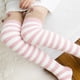 thumbnail image 2 of Calcetines hasta la rodilla esponjosos | Carteon Animal Coal Fleece Rayas Extra Largo Caliente Grueso Tall Largo Boot Stockings,Leg Calienteer Socks para mujeres fo Invierno Christmas Partey, 2 of 7