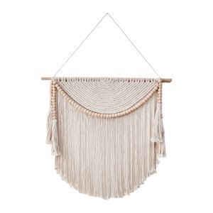 Bothyi - Tapiz Tejido Artesanal, Decoración De Pared Elegante Bohemio Para Dormitorio De Galería