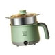thumbnail image 1 of Olla Eléctrica Para Cocinar Al Vapor, Olla Para Cocinar Ramen, Para Arroz Frito, Color Gris Y Verde, 1 of 5