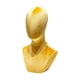 thumbnail image 2 of Soporte De Exhibición De Pelucas Modelo De Cabeza De Maniquí Versátil Para Sombreros Diadema Auriculares Amarillo, 2 of 5