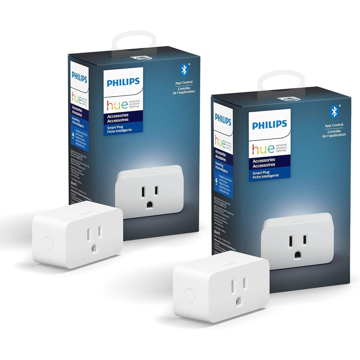 Philips Hue - Enchufe Inteligente 2 Pack Blanco Bluetooth