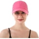 thumbnail image 5 of Gorra de béisbol con cola de caballo cruzada para mujer, ajustable, con moño alto y despeinado, de secado rápido, 5 of 7