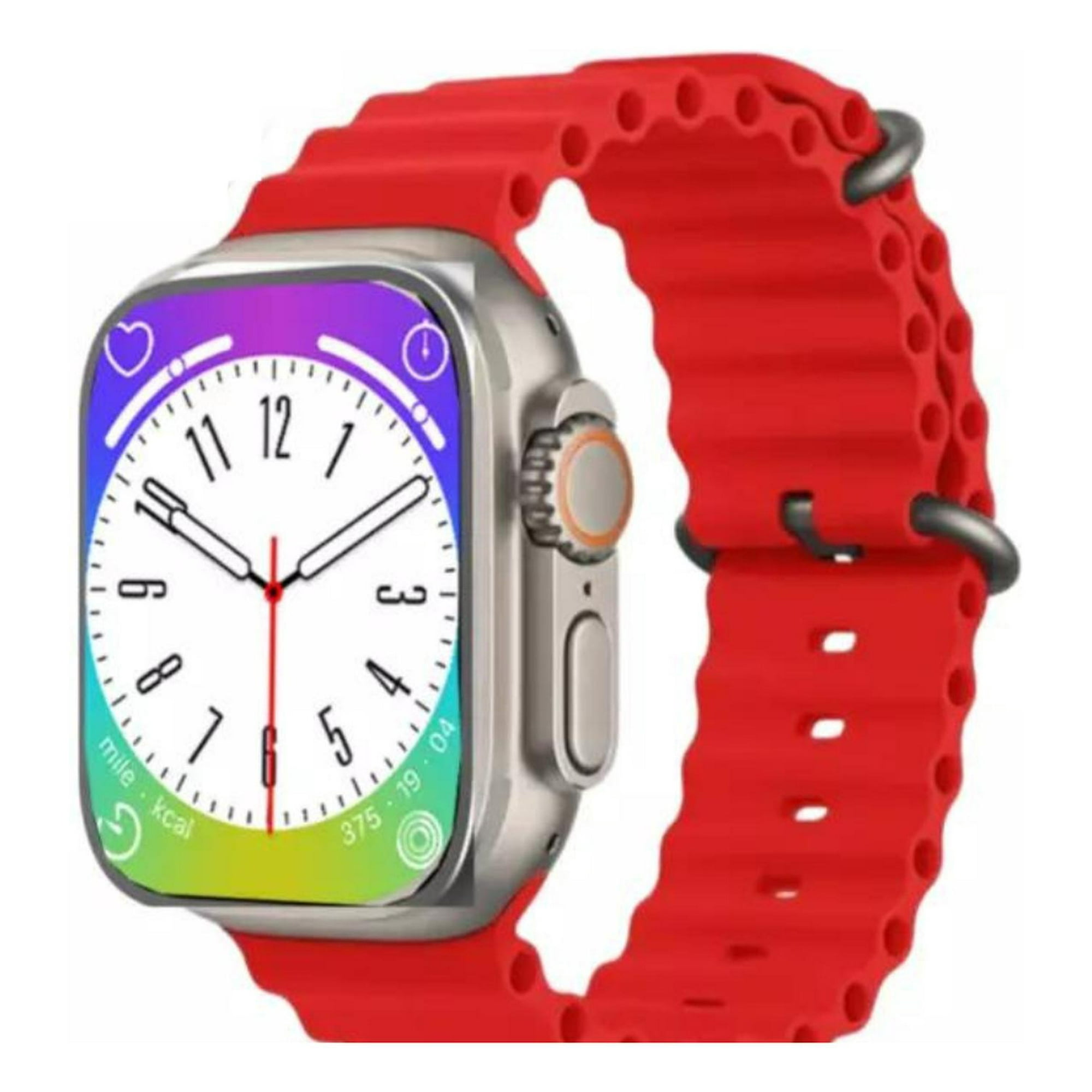 Hiwatch Pro - Reloj T900 Ultra Smartwatch Rojo / Recibe Llamadas Rojo
