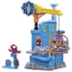 thumbnail image 1 of Set de juego Marvel Stunt Squad Crane Smash Spider-Man contra Green Goblin, 1 of 7