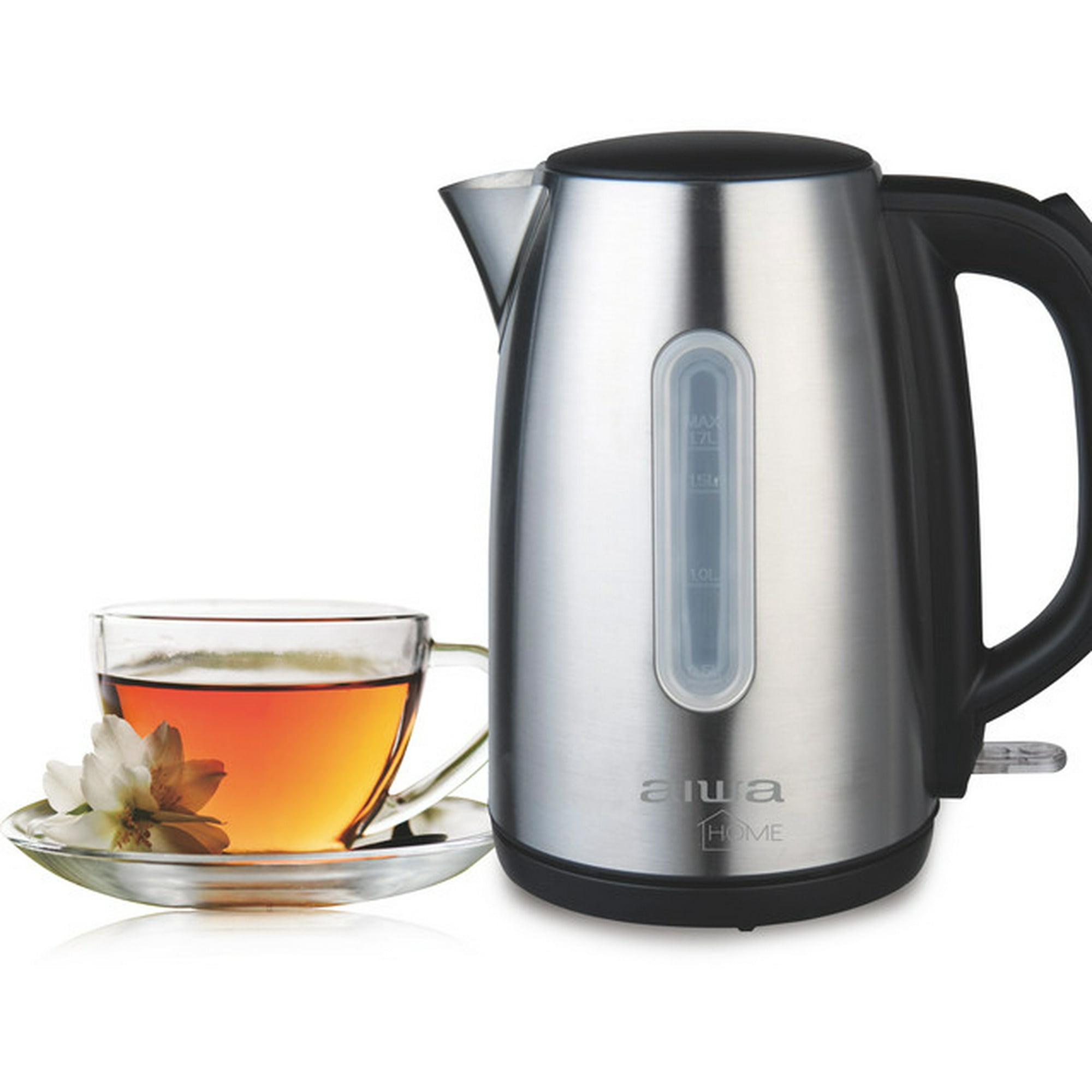 Aiwa - Hervidor Eléctrico 1.7l Acero Inoxidable 2200w Aw-jd1402a