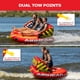 thumbnail image 2 of Tubo remolcable Airhead Super Mable 1-3 Rider para pasear en bote, 2 of 6