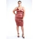 thumbnail image 1 of Vestido de Poliuretano Fruncido Talla 2XL, 1 of 5