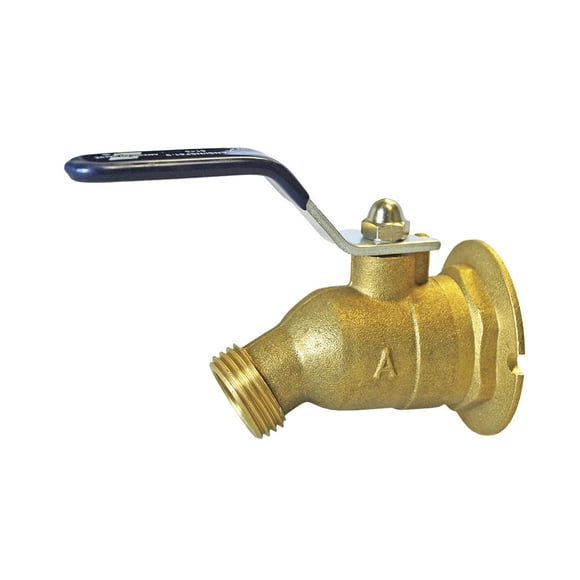 Llave de paso exterior American Valve M74QT 3/4" de cuarto de vuelta FIP