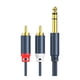 thumbnail image 2 of Cable Audio En Y Plug 6.35mm Trs A 2 Rca Estéreo 3 Metros, 2 of 9