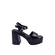 thumbnail image 1 of Sandalia Ecocuero Zaz79 Negro Mujer, 1 of 4