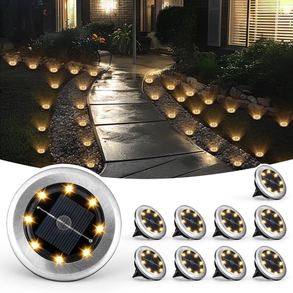 Luces solares de jardín SOLPEX Mini, paquete de 10 unidades, impermeables