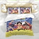 thumbnail image 5 of Mundo de Ryan Conjunto de sábanas temático, trío de piezas, cómodo y amigable con la piel, diseño único, regalo de decoración para el hogar para familiares, amigos y fans, 90 cm * 190 cm, 5 of 6