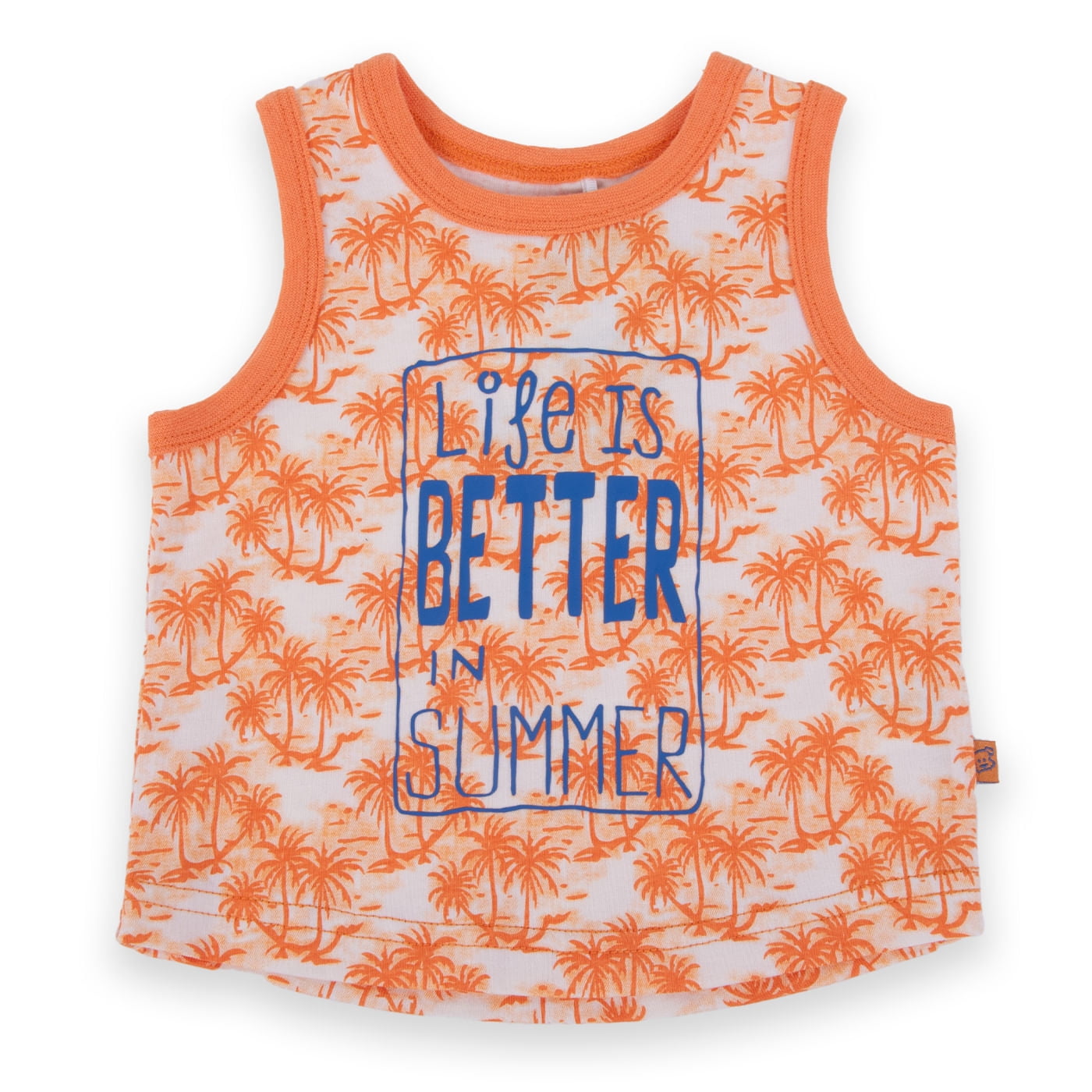 Polera Bebe Niño Naranjo Pillin