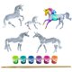 thumbnail image 3 of Set artesanal Breyer Horses Stablemates Suncatcher Unicorn 1:32, 3 of 6