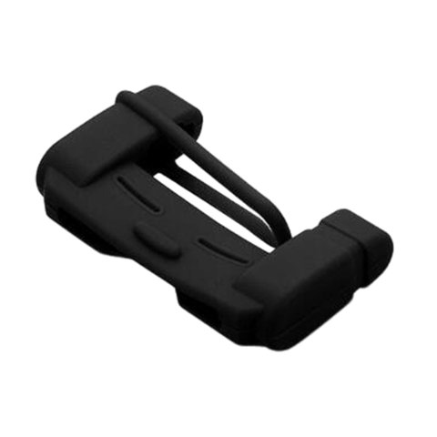 Magideal - Cubierta De Hebilla De Suave Para Evitar Colisiones A Prueba De Arañazos Protector De Clip De Hebilla De Cinturón Duradero Para Negro