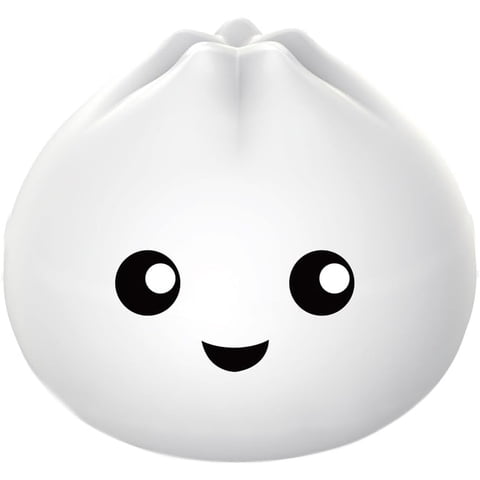 El Edén - Lámpara Diseño Dumpling, Espanta Cuco Silicona Kawaii Usb Color Blanco