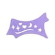 thumbnail image 4 of Plantilla De Delineador De Ojos Aplicador De Delineador De Ojos De Silicona Reutilizable Multiusos Para Dama Color Morado, 4 of 5