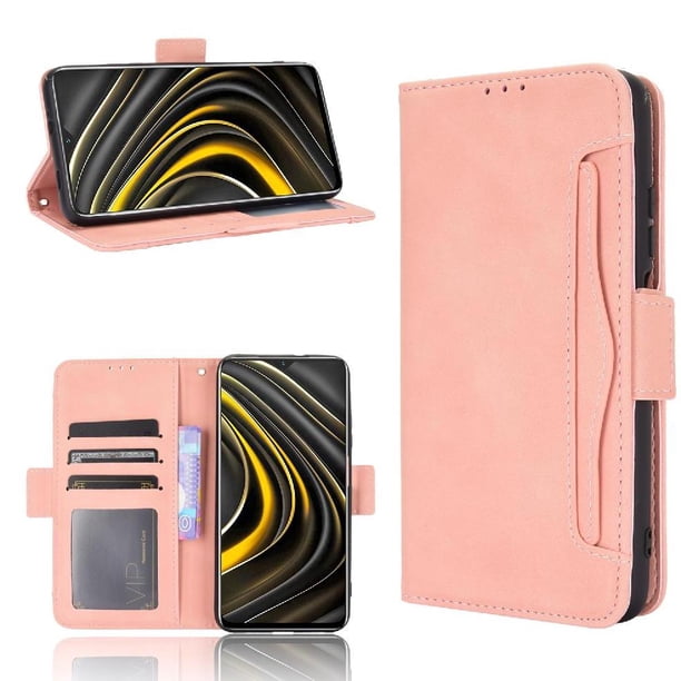 Funda Tipo Billetera FOXDOCK para Xiaomi Poco M3 – Tapa Flip con Tarjetero
