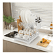 thumbnail image 4 of Escurridor Secador De Platos Y Vasos 2 Niveles Vajillas Blanco, 4 of 4
