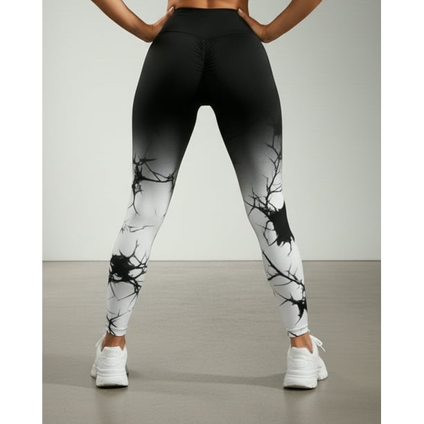 Leggings Yoga Sin Costura Mujer Diseño Tie dye Levanta cola
