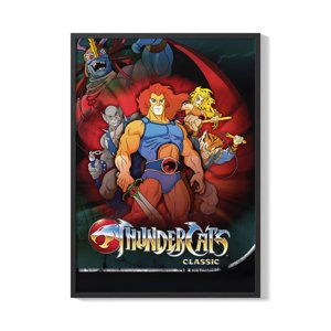 Creango - Cuadro Poster Enmarcado Thundercats Decorativo