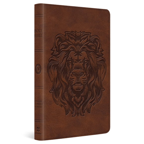 Biblia Crossway ESV Thinline TruTone con diseño de León Real