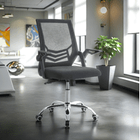 Arthome - Silla De Oficina Ejecutiva Liverpool Ergonomica Color Negro Bm 813