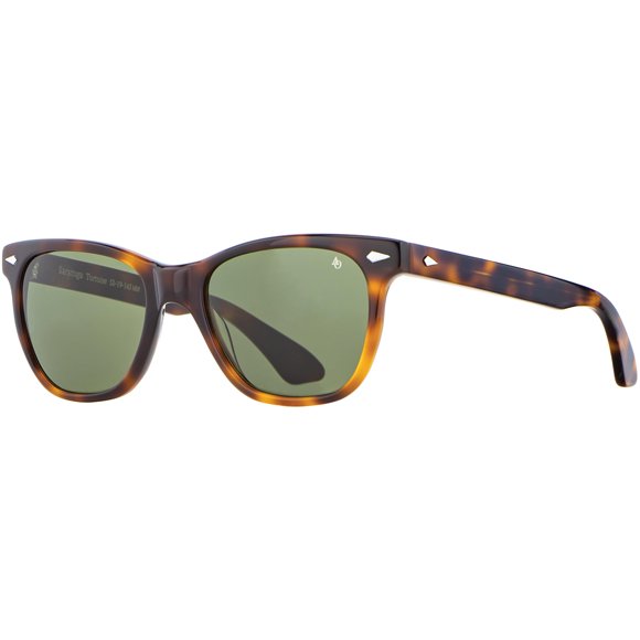 Gafas de sol AO Saratoga 54 mm, montura color tortuga y lentes verdes
