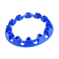 Magideal - Decoración Genérica De Protección Del Cubo De La Llanta De La Rueda De Atv, Cubierta Protectora De La Llanta Del Neumático Que Reemplaza Las Piezas De Azul 8 Pulgadas