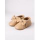 thumbnail image 2 of Mocasines de Cuero para Bebé - 12 cm, Beige, 2 of 5