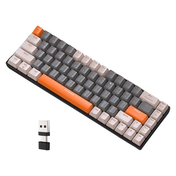 Teclado Mecánico 2 Métodos De Conexión Teclado PBT Key Caps Para Computadora Portátil Estilo B