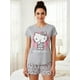 thumbnail image 1 of Pijama Mujer Hello Kitty gris M, 1 of 6
