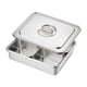 thumbnail image 4 of Chafing Buffet Chafer Set Hot Pot Chafer Para Banquetes Condimentos De Cocina 4 Compartimentos, 4 of 5