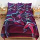 thumbnail image 1 of Hazbin Hotel Helluva Boss Bedding Set Duvet Cover Comfortable and Lightweight Cartoon Bedding 3 Piece Bed Set, 1 of 5