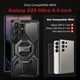 thumbnail image 3 of Funda TONGATE con soporte magnético para Samsung Galaxy S25 Ultra, color negro, 3 of 3