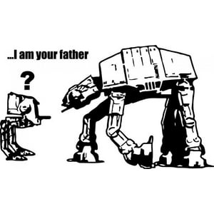 Rienda Libre Graphics - Decomural I Am Your Father Star Wars Banksy Ws-51332