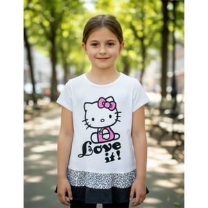 Polera Niña Hello Kitty Beige 10
