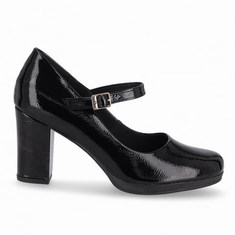 Zapato Mary Jane Mujer Negro/Charol Deise Piccadilly