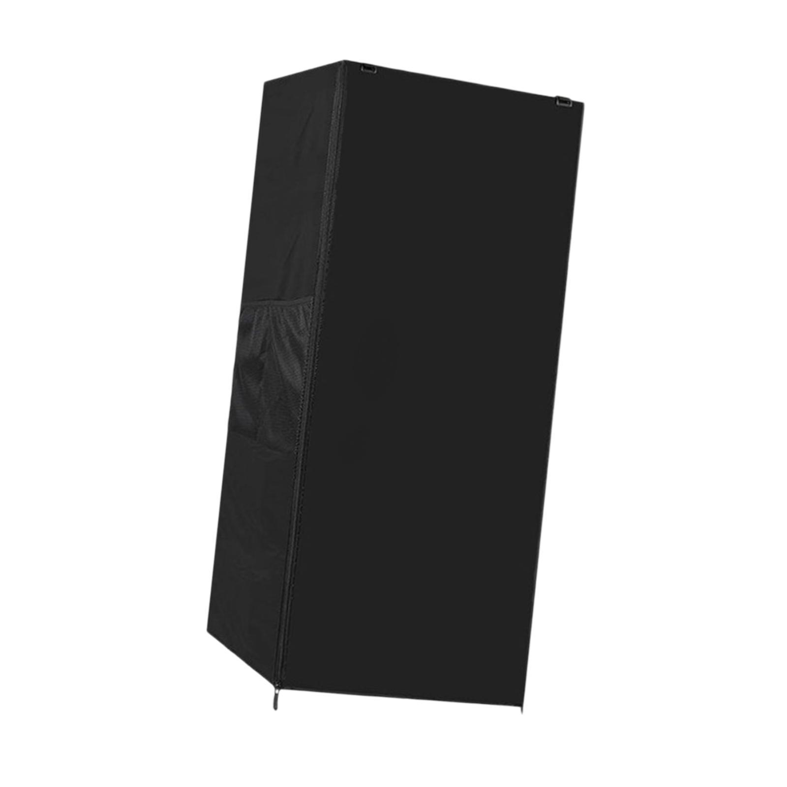 Magideal - Funda Para Refrigerador Oxford Hecha De Tela Oxford Duradera Con Diseño Impermeable Y Apertura Frontal Para Un Uso Fácil En La Oficina, El Patio Trase 92 Cm X 77 Cm X 183 Cm