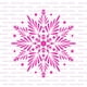 thumbnail image 5 of Plantilla de copo de nieve para decoración navideña, 5 of 6