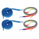thumbnail image 3 of 2 Pares De Cordones Para Patines En Línea, Cordones Para Zapatos, 180cm, Azul, 3 of 5
