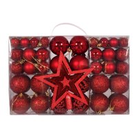 Bothyi - 101X Bola De Navidad Diy Estrella Superior Del Árbol Para Restaurante Boda Halloween Rojo