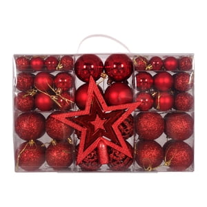 Bothyi - 101X Bola De Navidad Diy Estrella Superior Del Árbol Para Restaurante Boda Halloween Rojo