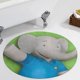 thumbnail image 5 of Babar Alfombra Redonda de Felpa Coral, Antideslizante, No Desprende Pelusas, Lavable y Duradera para Salón, Dormitorio y Habitación de Niños 60cm, 5 of 6