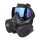 thumbnail image 1 of Máscara CS Con Cubierta De Ventilador Para Disfraz De Cosplay, Juego De Guerra, Lente Azul, 1 of 5