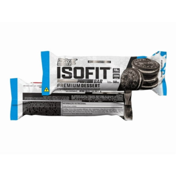 Nutrex Isofit Zero Bar Barras De Proteinas 12u Cookies Cream | Lider
