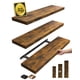 thumbnail image 1 of Estantes flotantes BAYKA de madera rústica montados en la pared de 22.5 pulgadas, 1 of 9